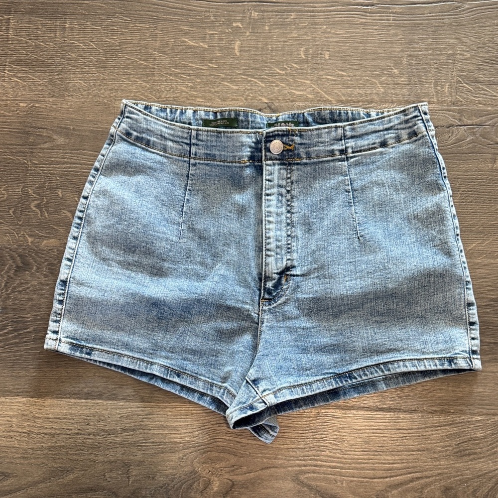 wild fable High-Waist Light Blue Denim Shorts